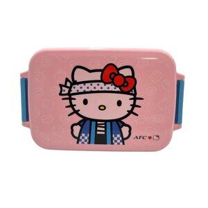 Vintage‎ AFC Sanrio Hello Kitty Japan Skater Lunch Food Container Storage Box